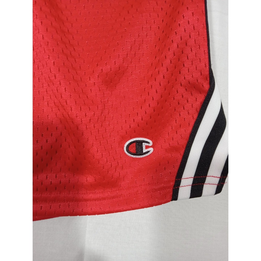 Champion Workout LaCrosse Shorts‎ Men 2XB Red Black White - Picture 3 of 10